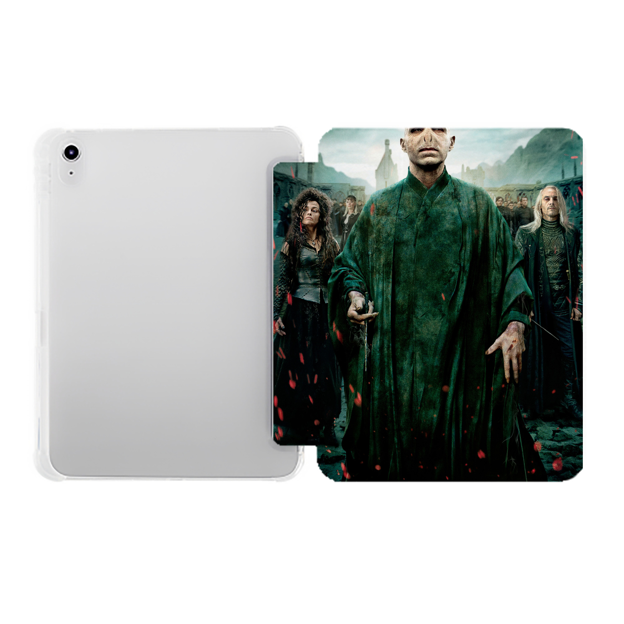 （画像用） Harry Potter ハリー・ポッターシリーズ IPad ケース ペン収納付き 三つ折りスタンド PUレザー×シリコン 対応機種9.5/10.5/10.9インチ
